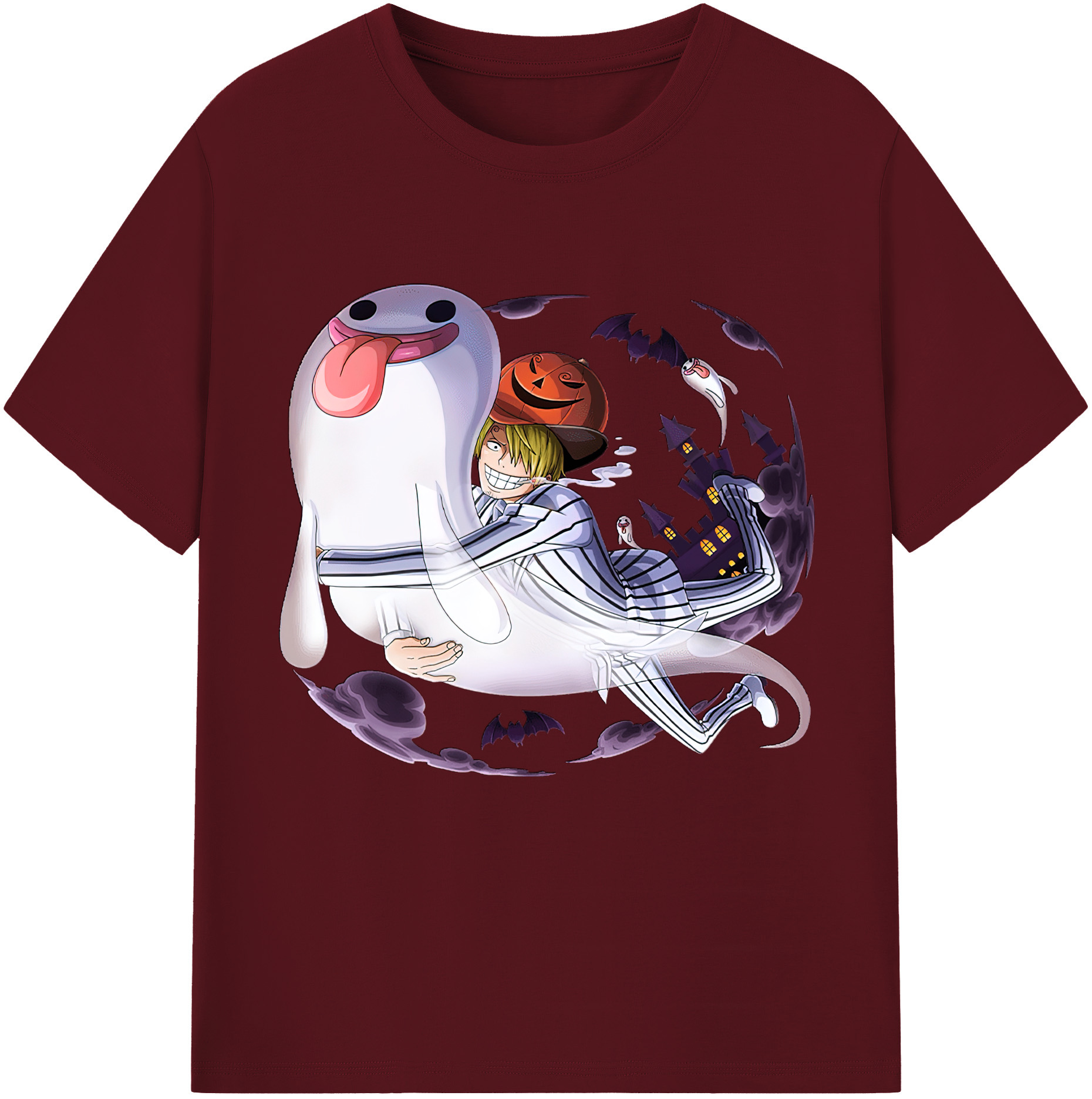 ワンピース サンジ ONE PIECE Sanji 綿100％半袖Tシャツ（フロントプリント）